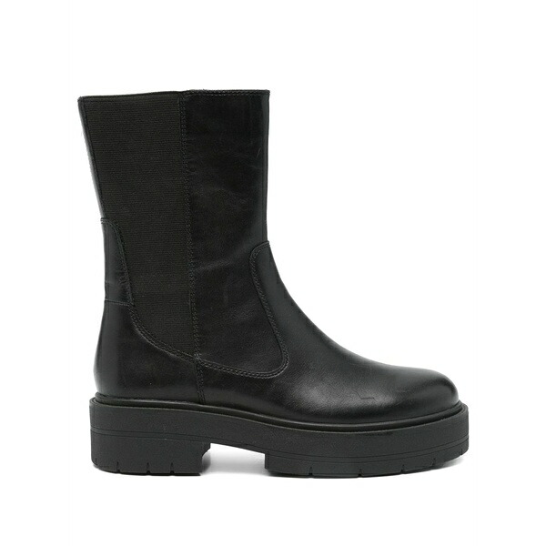 ジェオックス レディース ブーツ シューズ 40mm leather chelsea ankle boots Black|asty