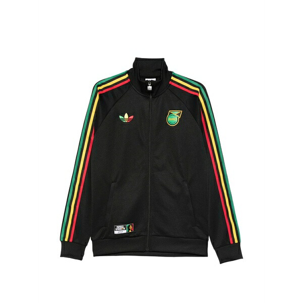 アディダス メンズ ジャケット＆ブルゾン アウター X jamaica x bob marley originals striped zipped jacket Blue｜asty