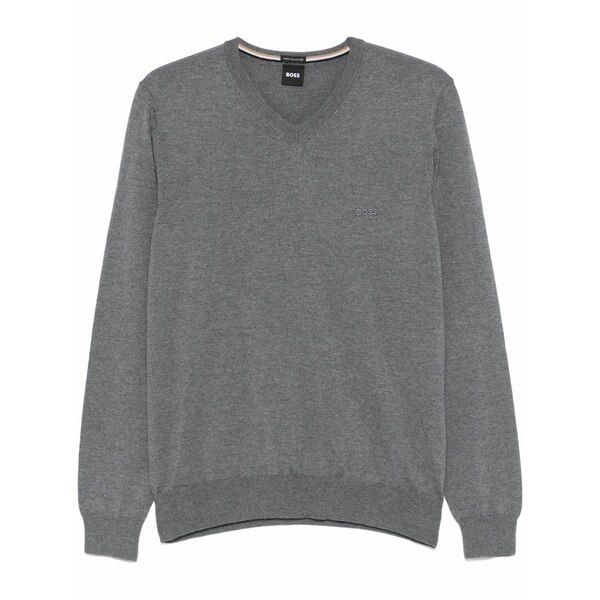 雇い主 メンズ 編み物\u0026プルオーバー アウター Baram sweater Grey