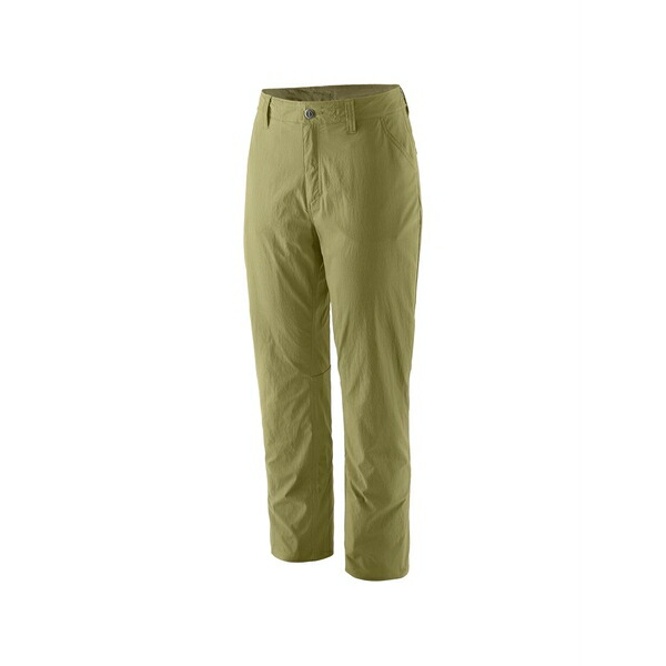 パタゴニア レディース 心地好いズボン下 ボトムス Quandary trousers Green