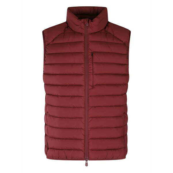 セーブザダック メンズ ジャケット＆ブルゾン アウター Welt-pocket gilet Red｜asty