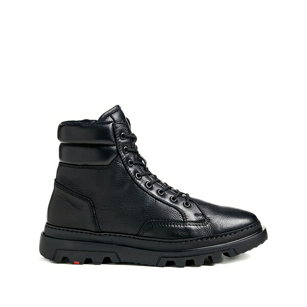 ロイド メンズ ブーツ シューズ Forest lace-up biker boots Black