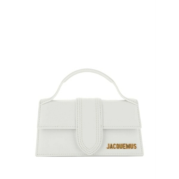 ジャクエムス レディース トートバッグ バッグ Large bambino flap top-handle bag White