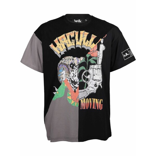 ハクーラ メンズ Tシャツ トップス In concert cotton t-shirt Black｜asty