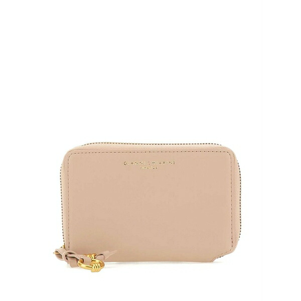 ジャンニ・キアリーニ レディース 紙入れ 付属品 Zipped leather wallet Neutrals
