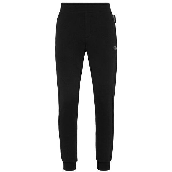 プレインスポーツ メンズ カジュアルパンツ ボトムス Logo-appliqu茫漏 elasticated-waist track pants Black|asty