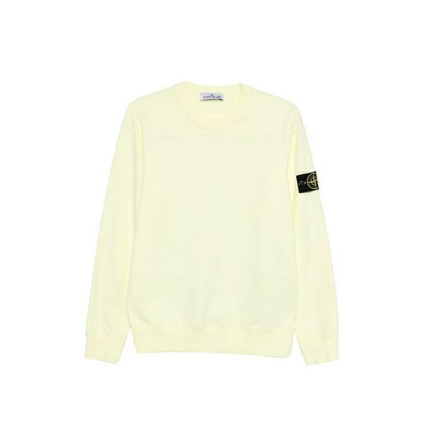ストーンアイランド メンズ パーカー・スウェットシャツ アウター Patch crew-neck sweatshirt Yellow トップス-パーカー