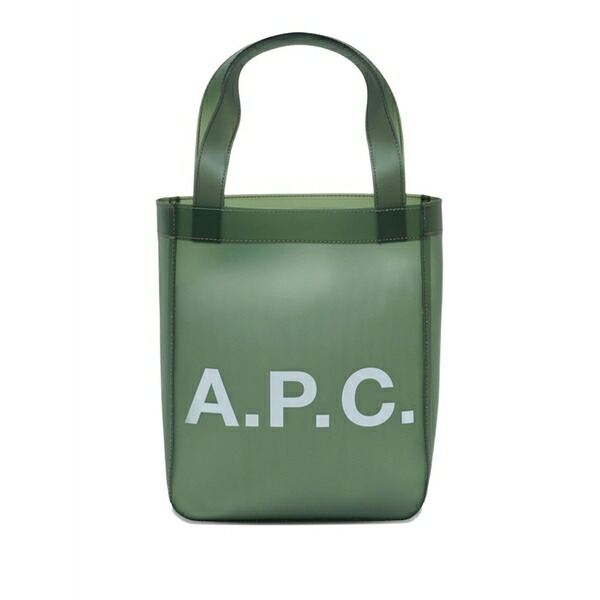 アーペーセー メンズ トートバッグ バッグ Two handles shopper bag Green｜asty