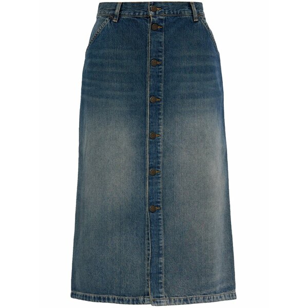鉄道車両ハート形 レディース スコート ボトムス Marvin MIDI skirt Blue