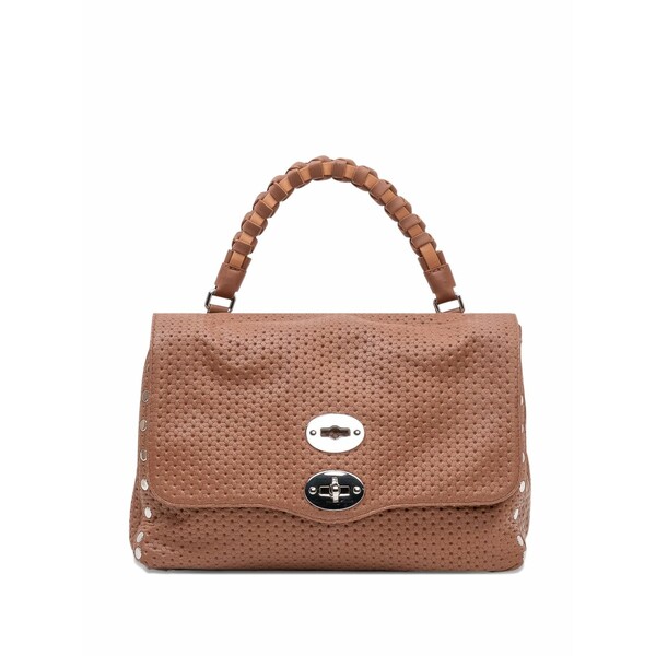 ザネラート レディース トートバッグ バッグ Postina braided-handle tote bag Brown