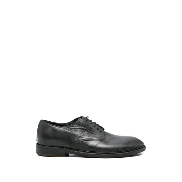 モマ メンズ 御召しものシューズ シューズ Leather derby shoes Grey