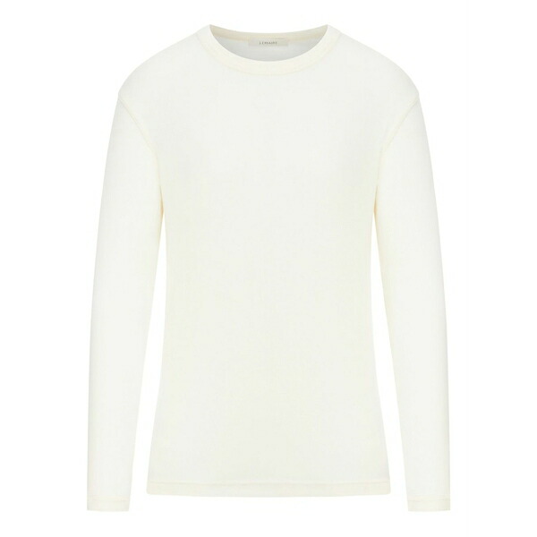 ルメール レディース プルオーバー トップス Long-sleeve cotton top Neutrals