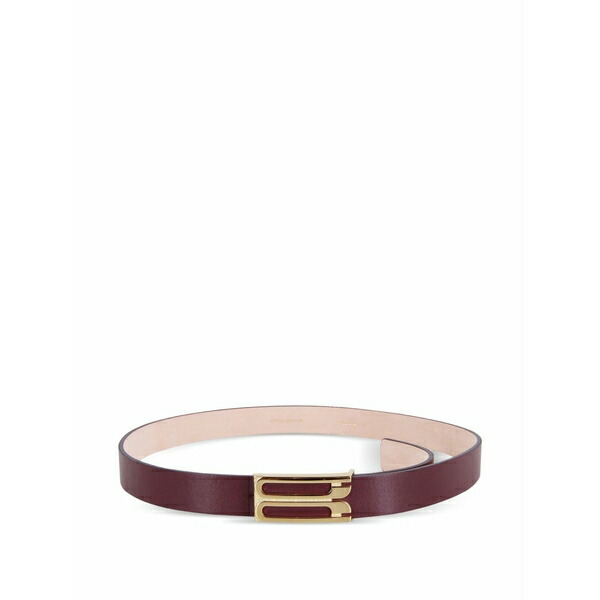 ヴィクトリア ベッカム レディース 三尺帯 付属物 Jumbo dorian buckle belt Red