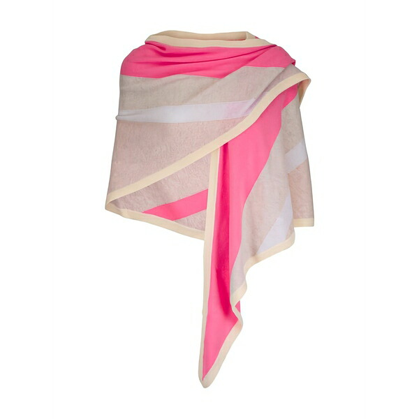 キン天使の都市カシミヤ レディース えり巻き・袈裟・えり巻き 付属物 Cameo striped scarf Neutrals