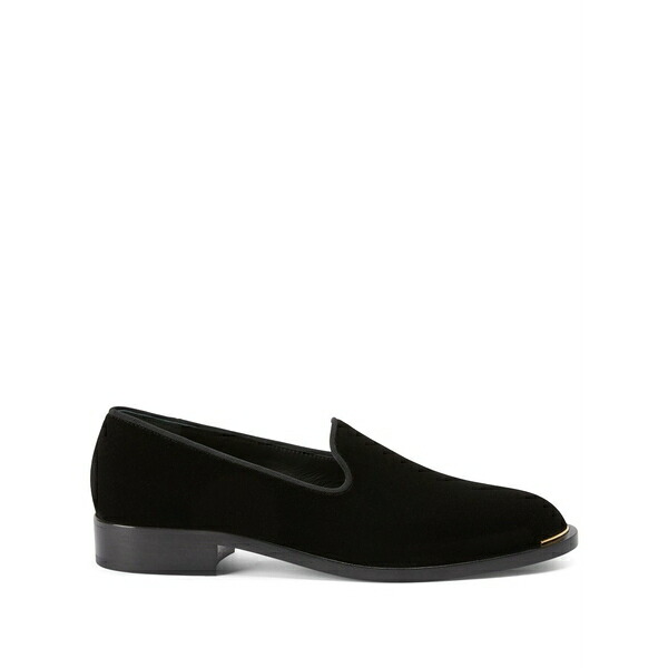 ジュゼッペザノッティ レディース スリッポン・ローファー シューズ Lydia velvet loafers  Black