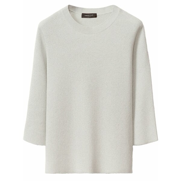 ファビアナ フィリッピ レディース 編み物\u0026スウェーター アウター Ribbed sweater Grey