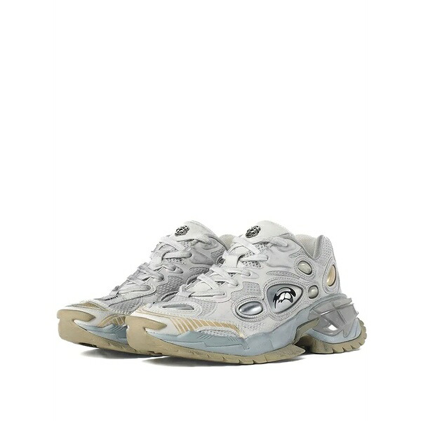 ロンボー メンズ スニーカー シューズ Nucleo lace-up sneakers  Grey