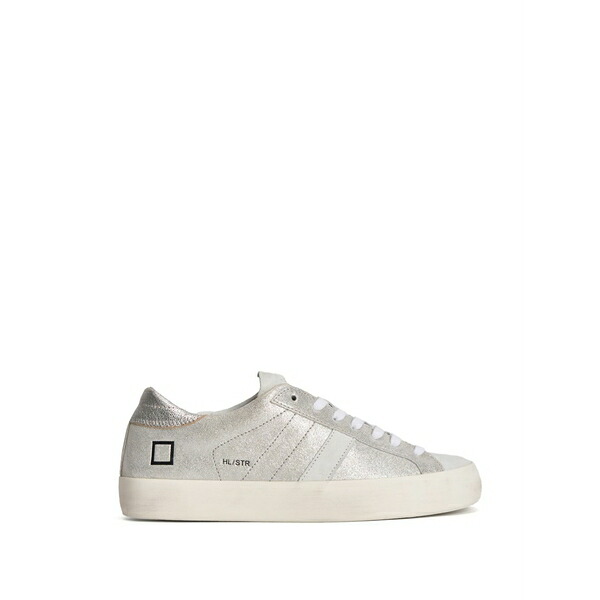 デイト レディース スニーカー シューズ Hill low stardust metallic-finish sneakers Silver