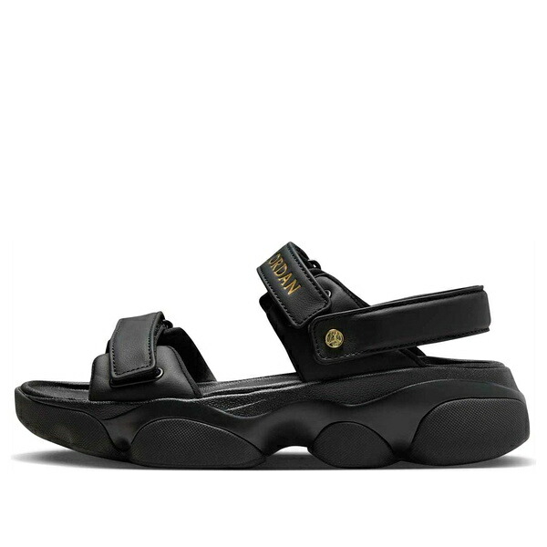 Jordan ジョーダン レディース スニーカー 【(WMNS) Air Jordan Deja Sandals 'Black Metallic Gold' FN5036-001】 サイズ US_W_10｜asty