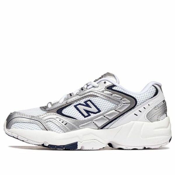 New Balance ニュー平衡にする レディース スニーカー  【(WMNS) New Balance NB 452 Sneakers \u0027White Silver Black\u0027 WX452SA】  大きさ US_5.5(22.5糎)