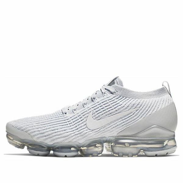 Nike ナイキ レディース スニーカー  【(WMNS) Nike Air VaporMax Flyknit 3 \u0027Pure Platinum\u0027 AJ6910-100】  大きさ US_7.5(24.5糎)