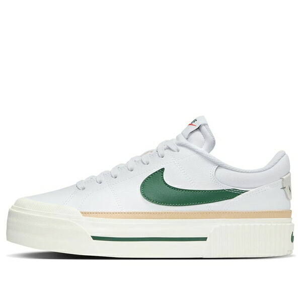 Nike ナイキ レディース スニーカー  【(WMNS) Nike Court Legacy Lift \u0027White Sail Fir\u0027 DM7590-107】  大きさ US_9(26.0糎)