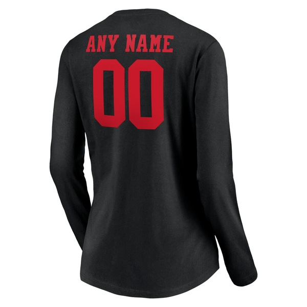 Lids San Francisco 49ers Fanatics Branded Women's Personalized Name &  Number Evanston Stencil V-Neck T-Shirt - Gray