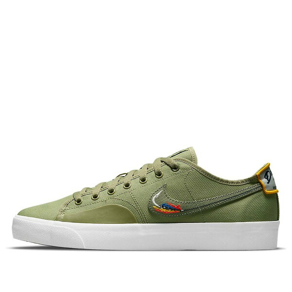 Nike ナイキ メンズ スニーカー  【Nike Daan Van Der Linden x Blazer Court SB \u0027Dusty Olive\u0027 CZ5605-300】  大いさ US_6.5(24.5糎)