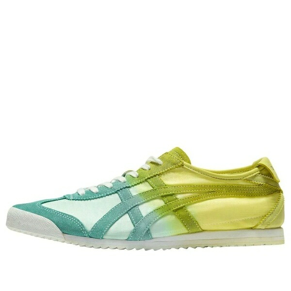 Onitsuka Tiger オニツカタイガー メンズ スニーカー 【Onitsuka Tiger Nippon Made Mexico 66 'Green Yellow' 1183C586-300】 サイズ US_8.5(26.5cm)｜asty