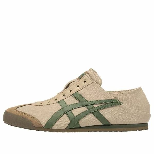 Onitsuka Tiger オニツカタイガー メンズ スニーカー  【Onitsuka Tiger Mexico 66 Paraty \u0027Beige Grass Green\u0027 1183A437-253】  大いさ US_12(30.0糎) 靴-スニーカー-メンズ靴