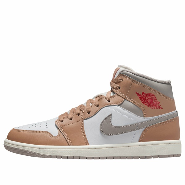 Jordan ジョーダン メンズ スニーカー  【Air Jordan 1 Mid \u0027Rattan White College Grey\u0027 DQ8426-200】  大きさ US_M_14
