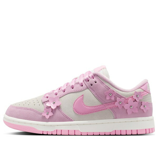Nike ナイキ レディース スニーカー 【(WMNS) Nike Dunk Low SE 'Florette - Pink Rise' IV4726-600】 サイズ US_W_10｜asty
