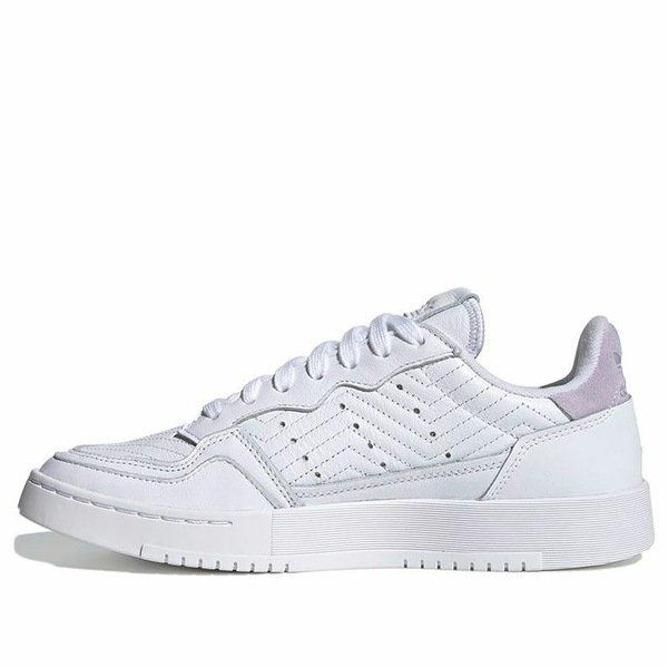 adidas アディダス レディース スニーカー 【(WMNS) adidas Supercourt 'Quilted Pattern - White' EG9053】 サイズ US_7(24.0cm)｜asty