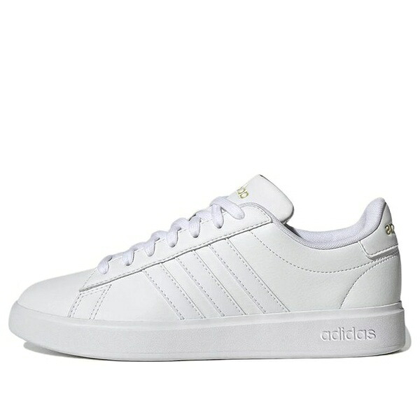 adidas アディダス レディース スニーカー 【(WMNS) adidas Grand Court 2.0 'White Gold Metallic' GW9213】 サイズ US_9.5(26.5cm)｜asty