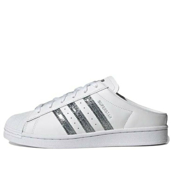 adidas アディダス レディース スニーカー 【(WMNS) adidas Superstar Mule \'White Silver Metallic\' FZ2260】 サイズ US_5(22.0cm)｜asty