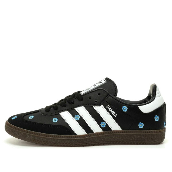 adidas アディダス レディース スニーカー 【(WMNS) adidas Samba OG 'Light Blue Floral Core Black' IF4397】 サイズ US_W_13.5|asty