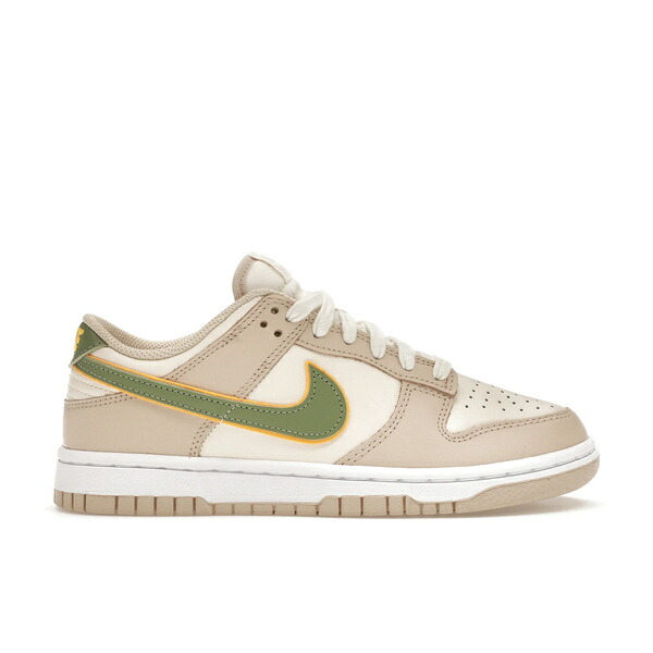 Nike ナイキ レディース スニーカー  【Nike Dunk Low Pale Ivory Oil Green (Women\u0027s)】  大きさ US_5.5(22.5糎) Pale Ivory/Oil Green-White-Laser Orange-Sanddrift