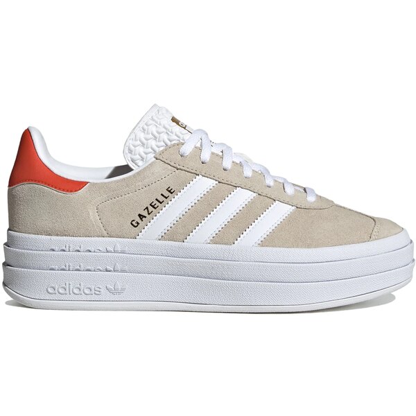 adidas アディダス レディース スニーカー  【adidas Gazelle Bold Wonder Beige Collegiate Orange (Womens)】  大きさ US_W_10 Wonder Beige/Cloud White/Collegiate Orange