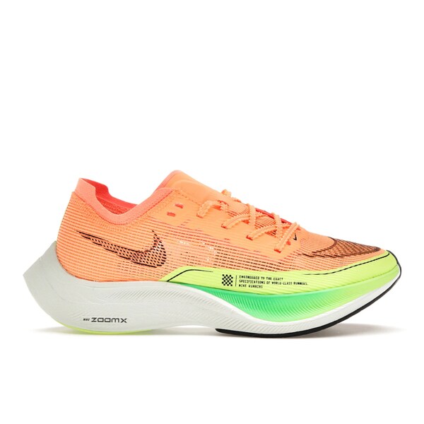 Nike ナイキ レディース スニーカー 【Nike ZoomX Vaporfly Next% 2 Peach Cream Green Shock (Women's)】 サイズ US_7(24.0cm) Peach Cream/Black-Green Shock|asty