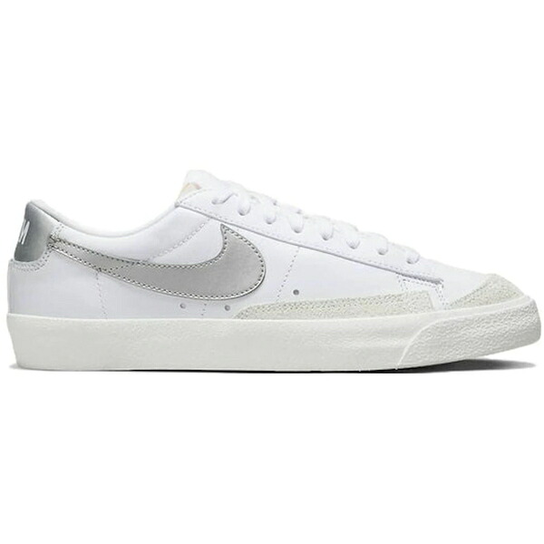 Nike ナイキ レディース スニーカー  【Nike Blazer Low 77 White Metallic Silver (Women\u0027s)】  大きさ US_6(23.0糎) White/Metallic Silver