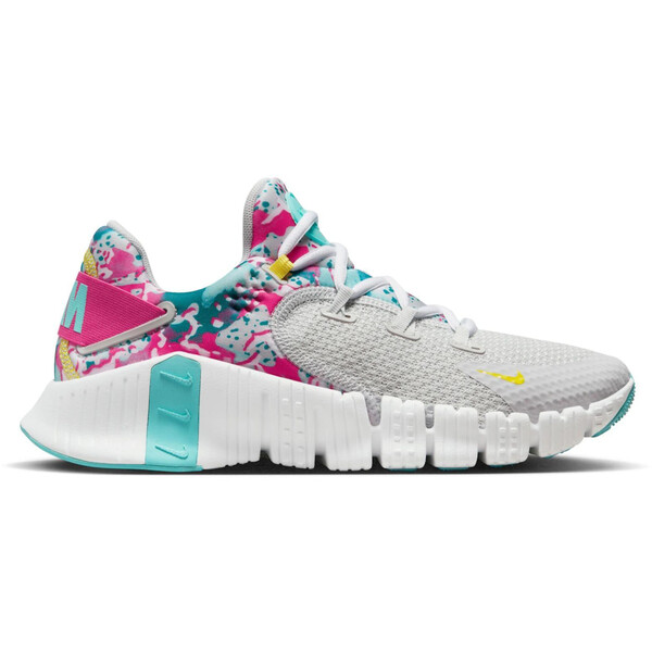 Nike ナイキ レディース スニーカー 【Nike Free Metcon 4 Photon Dust Paint Splatter (Women's)】 サイズ US_5(22.0cm) Photon Dust/Dynamic Turquoise/White/Yellow Strike｜asty