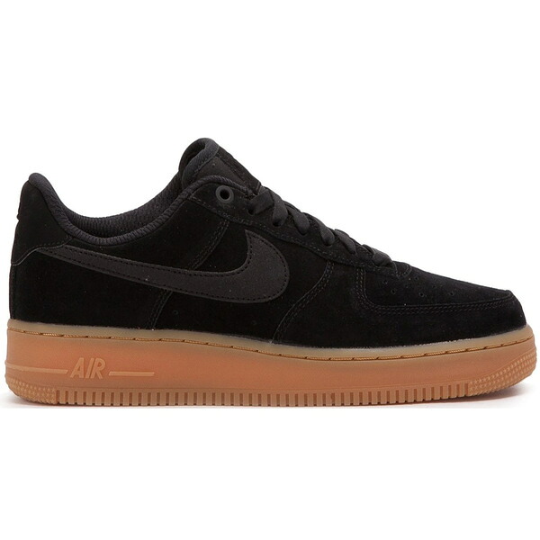 Nike ナイキ レディース スニーカー  【Nike Air Force 1 Low Black Gum (Women\u0027s)】  大きさ US_7.5(24.5珊) Black/Black-Gum Medium Brown