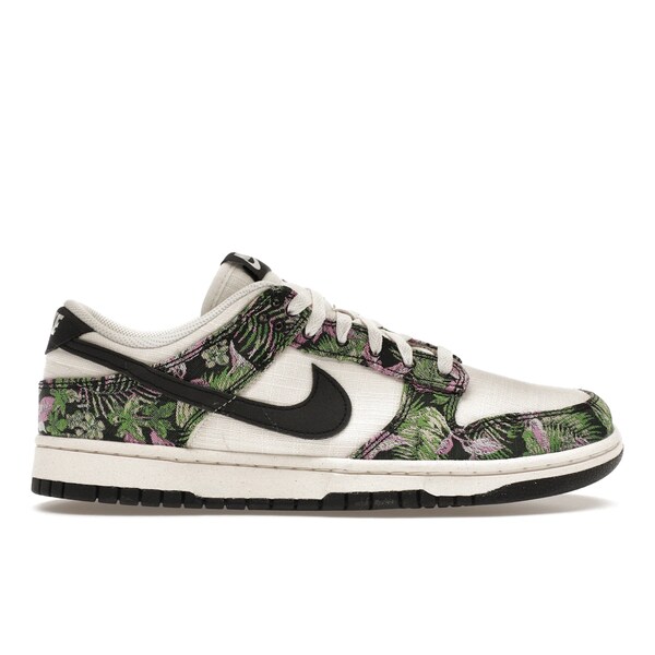 Nike ナイキ レディース スニーカー  【Nike Dunk Low Floral Tapestry (Women\u0027s)】  大きさ US_9(26.0珊) Phantom/Black/Light Magenta/Pink Foam/Chlorophyll/Pale Vanilla