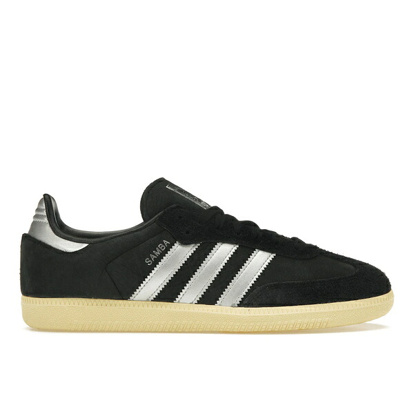 adidas アディダス レディース スニーカー  【adidas Samba OG Black Matte Silver (Women\u0027s)】  大きさ US_5(22.0糎) Core Black/Matte Silver/Almost Yellow F22