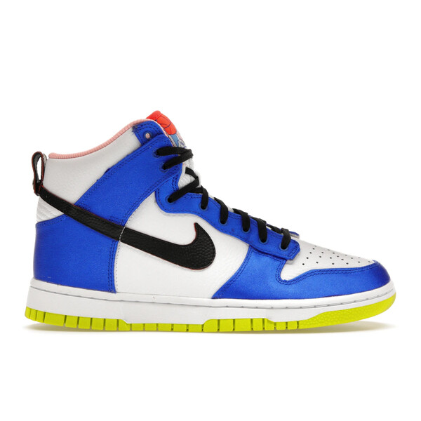 Nike ナイキ レディース スニーカー  【Nike Dunk High Blue Satin (Women\u0027s)】  大きさ US_5(22.0糎) White/Racer Blue/Atomic Green/Black