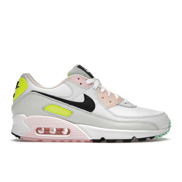 Nike ナイキ レディース スニーカー 【Nike Air Max 90 White Volt Green Glow (Women's)】 サイズ US_5(22.0cm) White/Volt/Green Glow/Black|asty