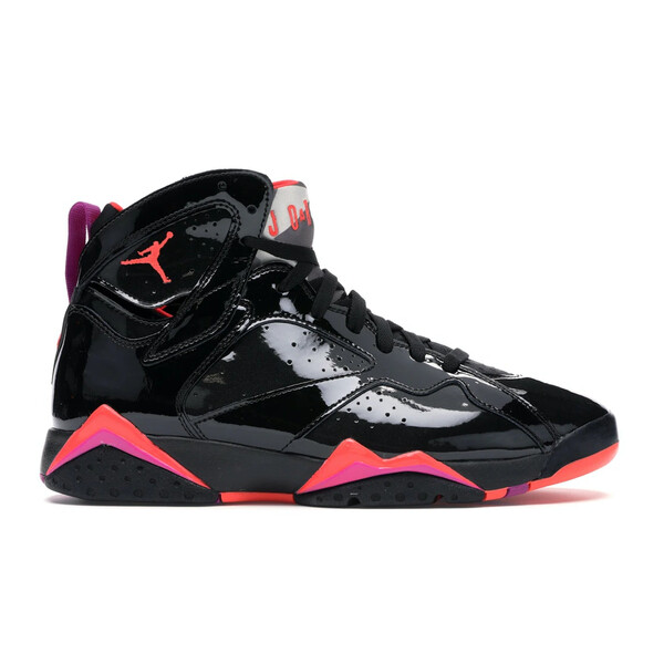 Jordan ジョーダン レディース スニーカー 【Jordan 7 Retro Black Patent (Women's)】 サイズ US_W_11 Black/Bright Crimson-Anthracite-Smoke Grey｜asty