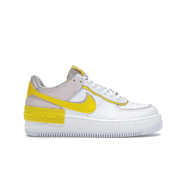 Nike ナイキ レディース スニーカー  【Nike Air Force 1 Low Shadow White Barely Rose Speed Yellow (Women\u0027s)】  大きさ US_W_10 White/Barely Rose-Platinum Violet-Speed Yellow