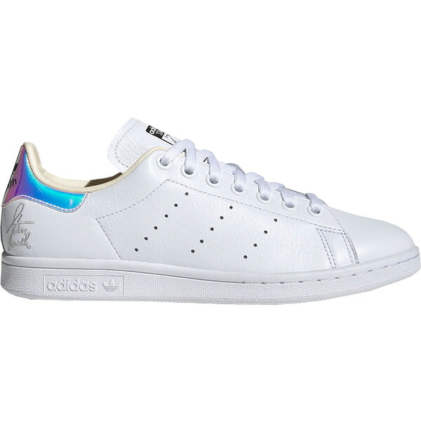 adidas アディダス レディース スニーカー  【adidas Stan Smith Metallic Iridescent (Women\u0027s)】  大きさ US_7.5(24.5珊) Cloud White/Silver Metallic/Ecru Tint