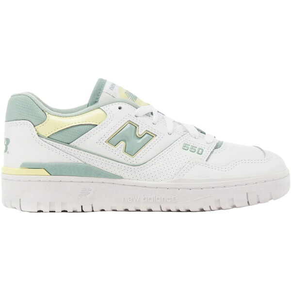 New Balance ニュー平衡にする レディース スニーカー  【New Balance 550 Salt March Limelight (Women\u0027s)】  大きさ US_6(23.0糎) White/Salt Marsh/Limelight
